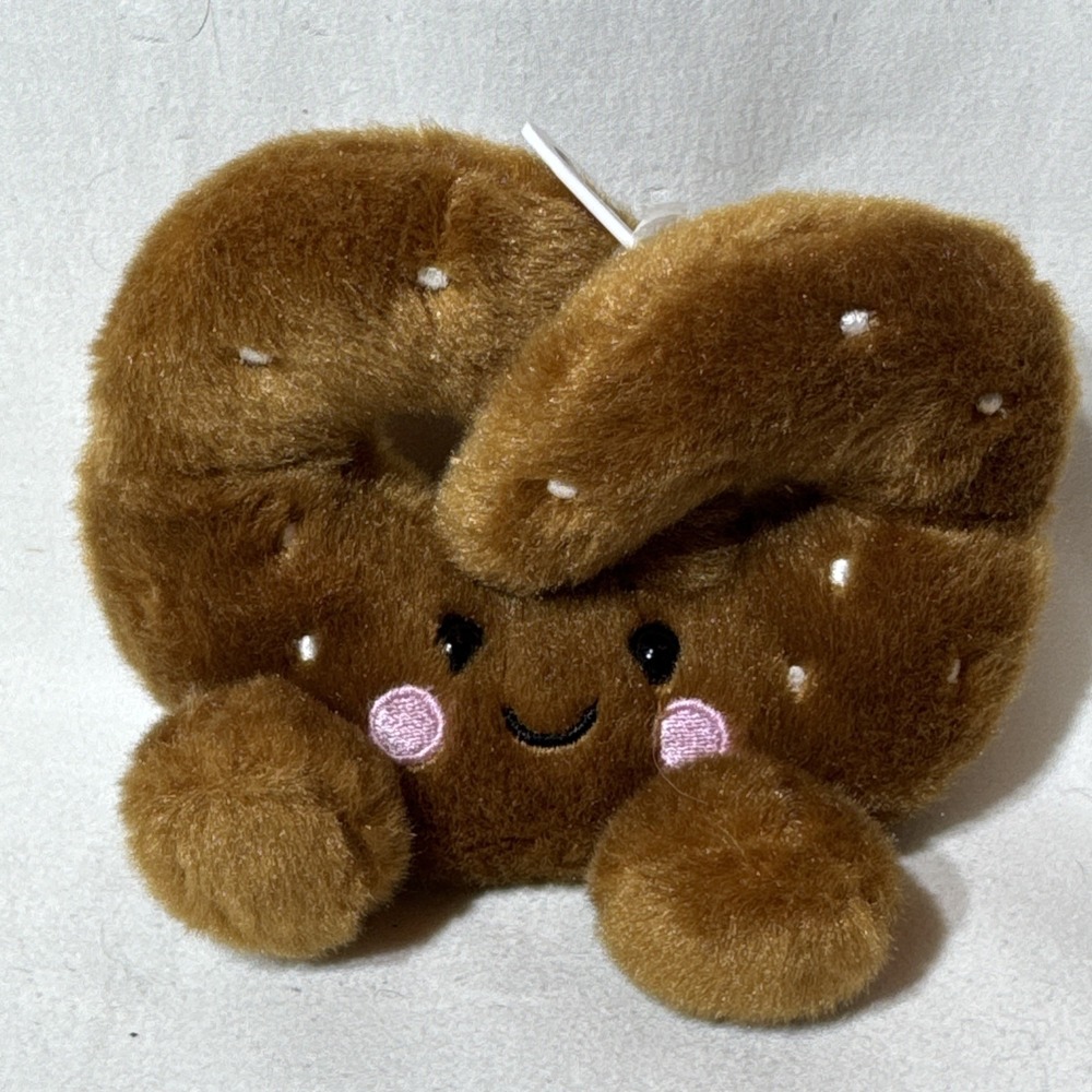 Aurora Palm Pals‎ Twist Pretzel Brown 5" #33885 Plush Stuffed Animal Toy